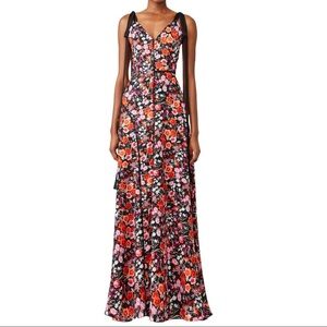 GOEN. J flower print maxi dress long gown